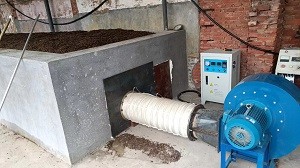 電磁熱風爐烘干連翹比生物質顆粒成本低？